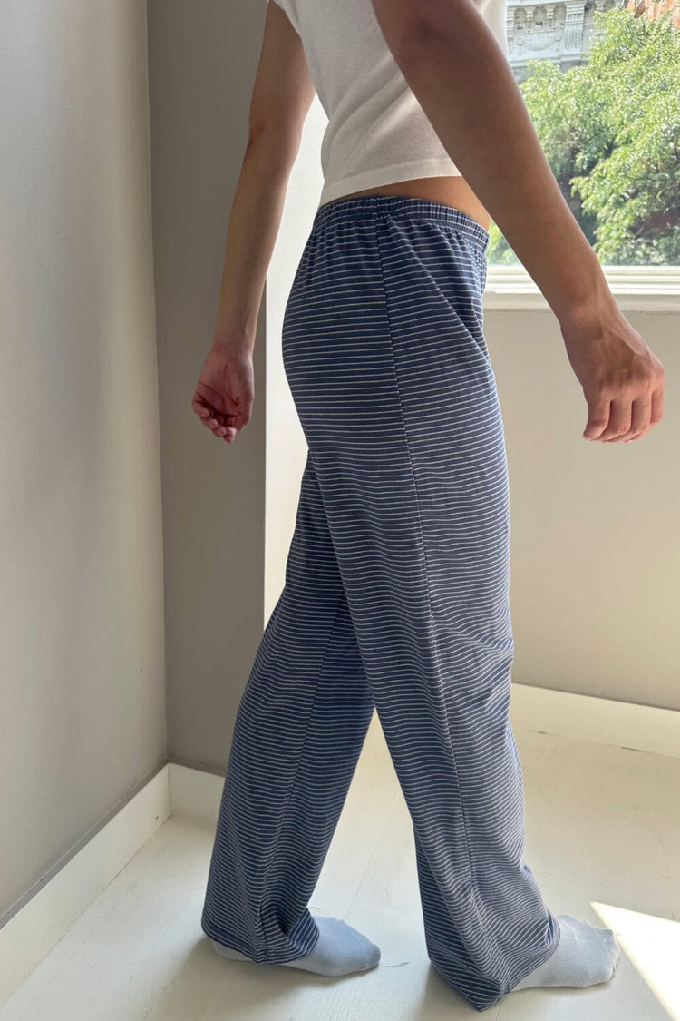 Keira Stripes Sweatpants | Faded Blue / S