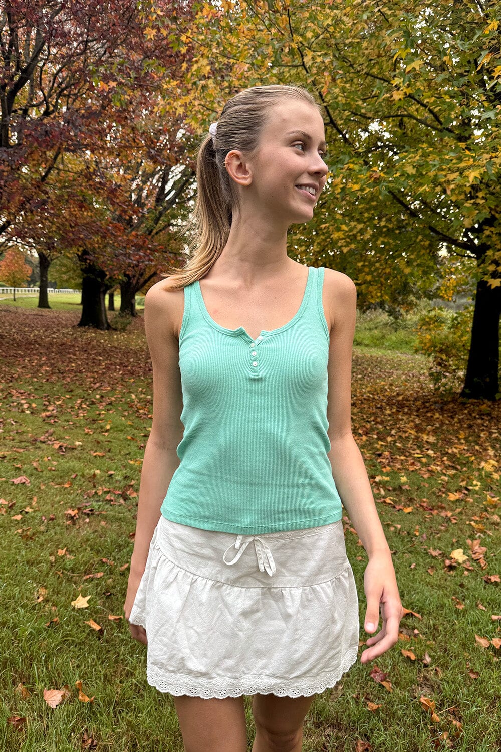Dalis Tank | Seafoam Teal / XS/S