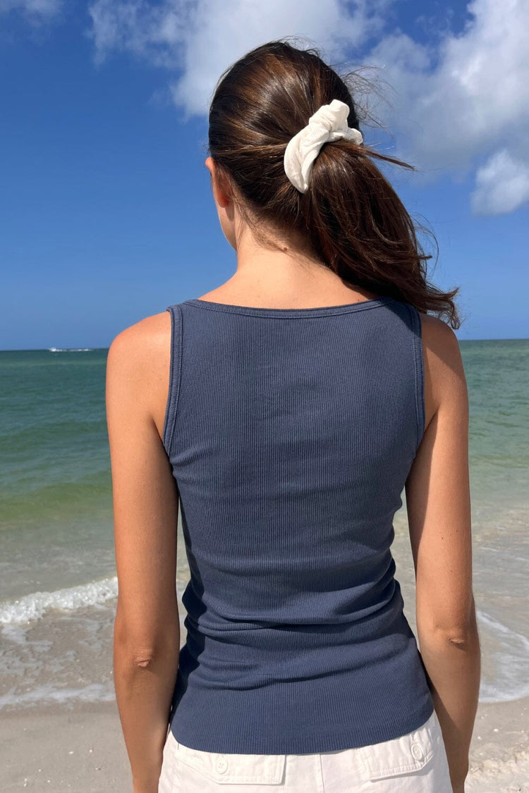 Celia Tank | Faded Navy Blue / XS/S