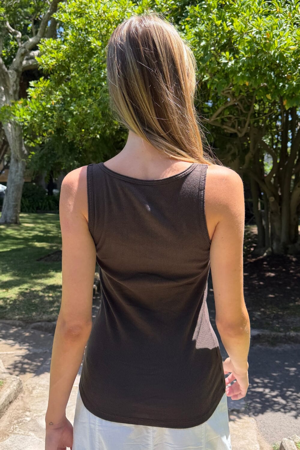 Celia Tank | Mocha / XS/S