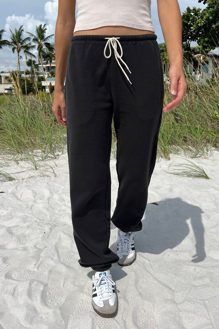 Rosa Tie Sweatpants | Black / S