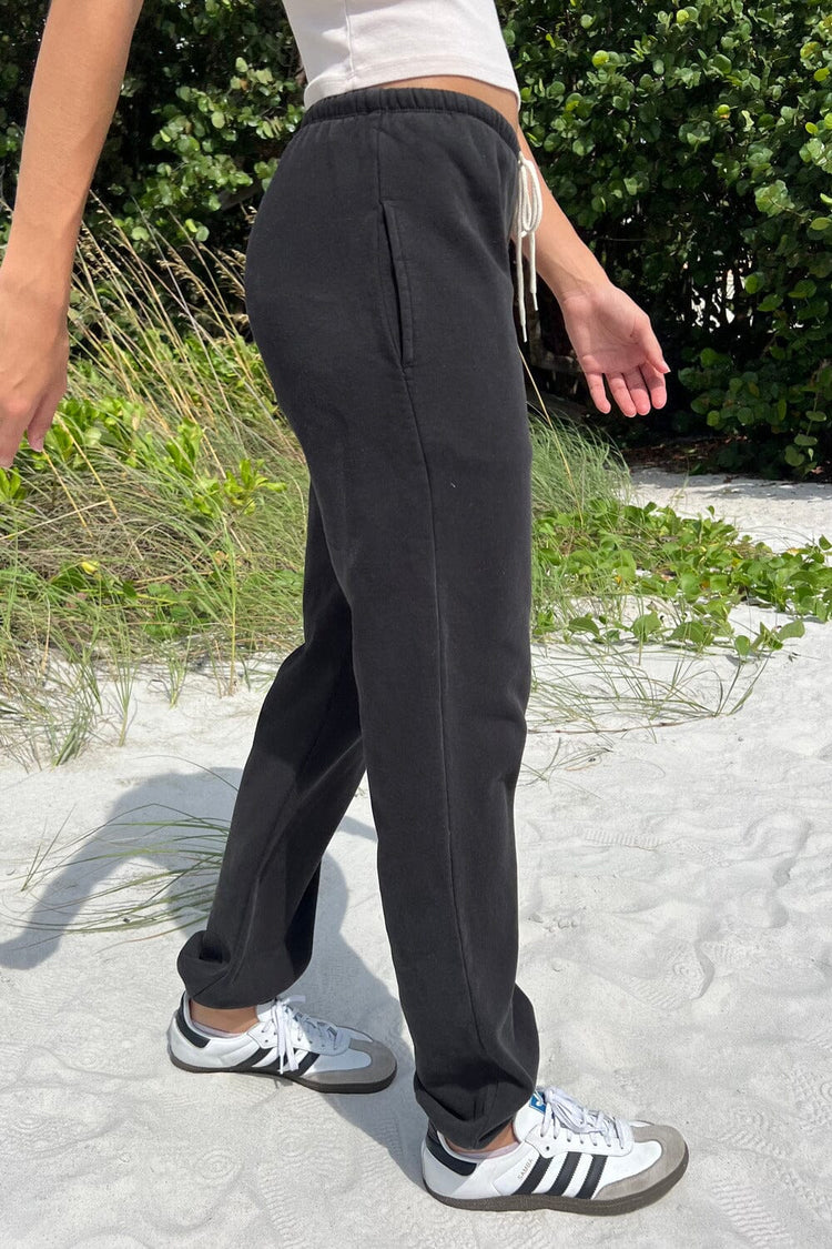 Rosa Tie Sweatpants | Black / S