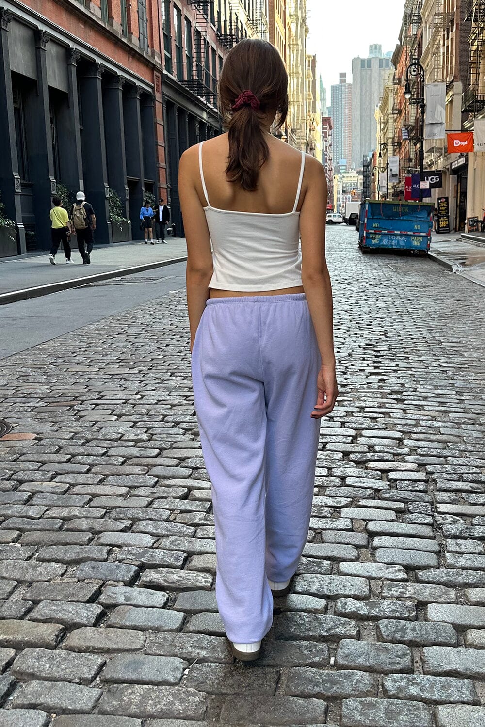 Grey Purple Brandy Melville Sweatpants Pink Sweatpants Brandy