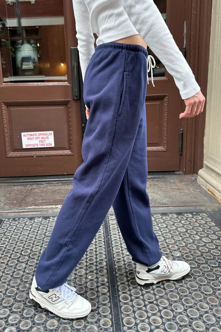 Rosa Tie Sweatpants | Navy Blue / S