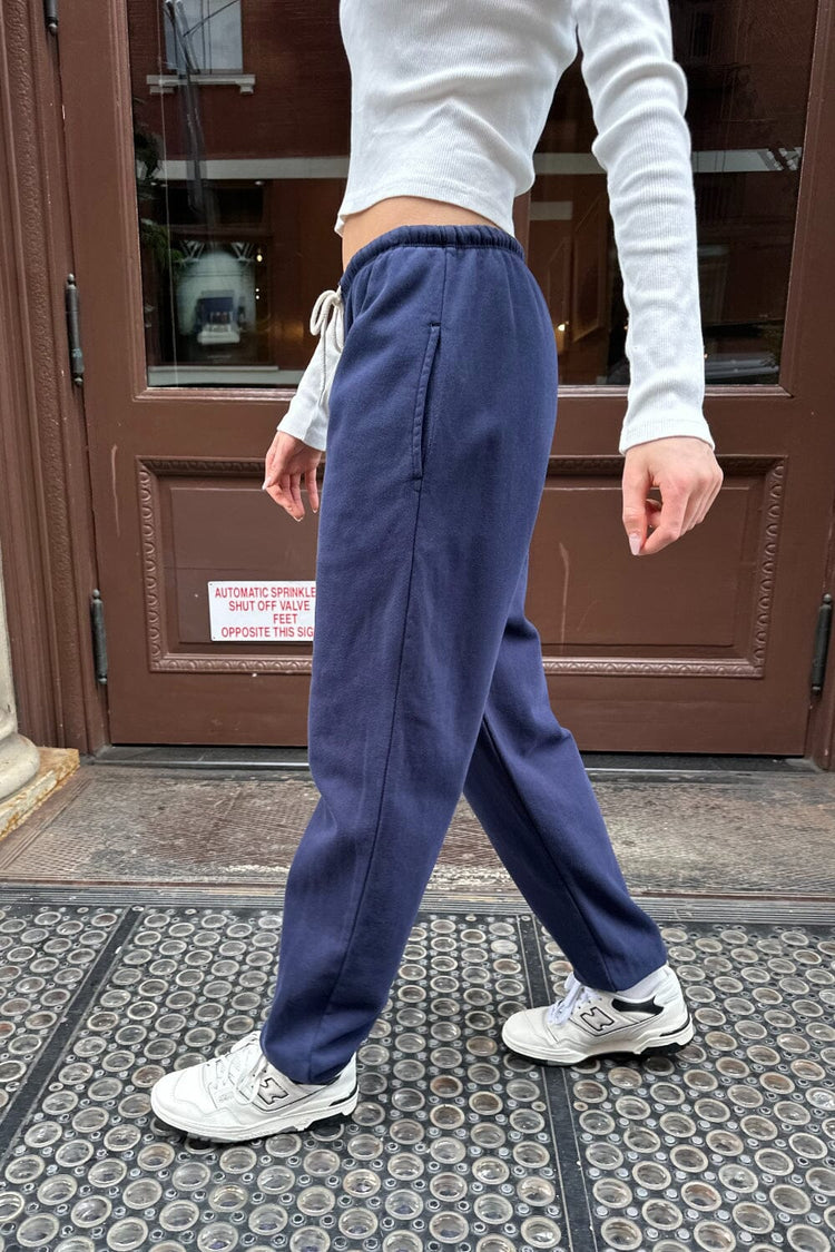 Rosa Tie Sweatpants | Navy Blue / S