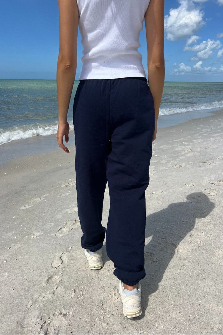 Rosa Tie Sweatpants | Classic Navy / S