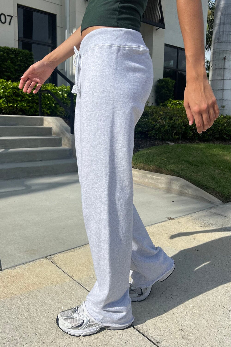 Rainey Cotton Sweatpants | Silver Grey / XS/S