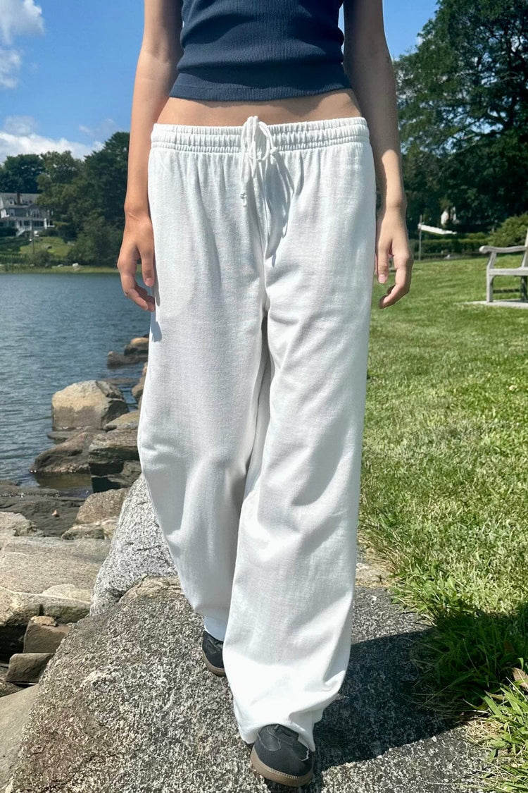 Anastasia Sweatpants | White / S/M