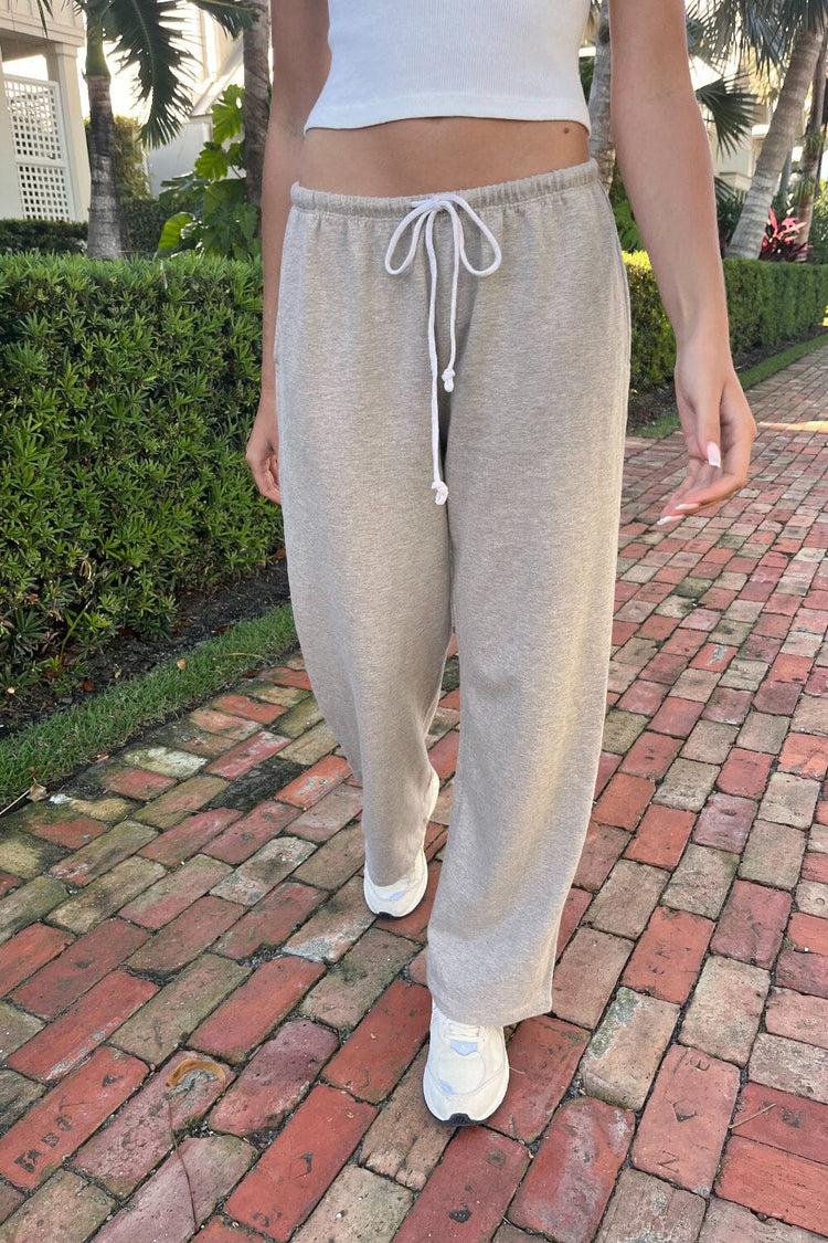 Autumn Tie Sweatpants | Beige / XS/S