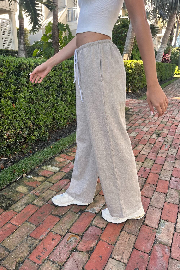 Autumn Tie Sweatpants | Beige / XS/S