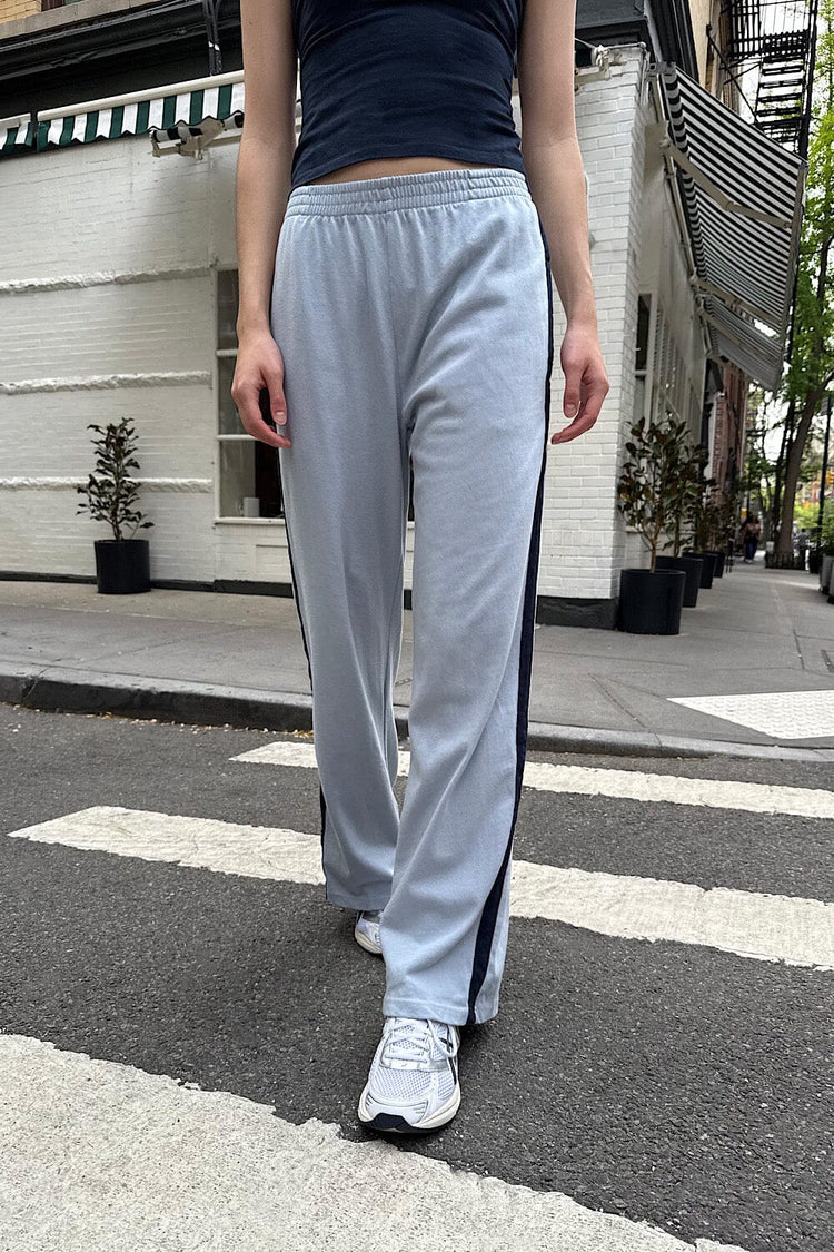 Anastasia Side Stripe Sweatpants | Light Sky Blue / S/M