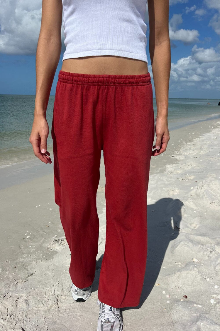 Anastasia Sweatpants | Red / S/M