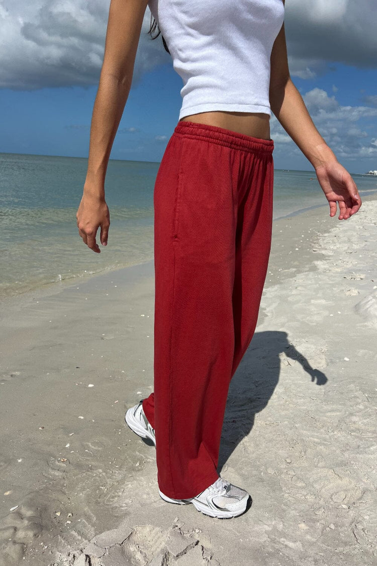 Anastasia Sweatpants | Red / S/M