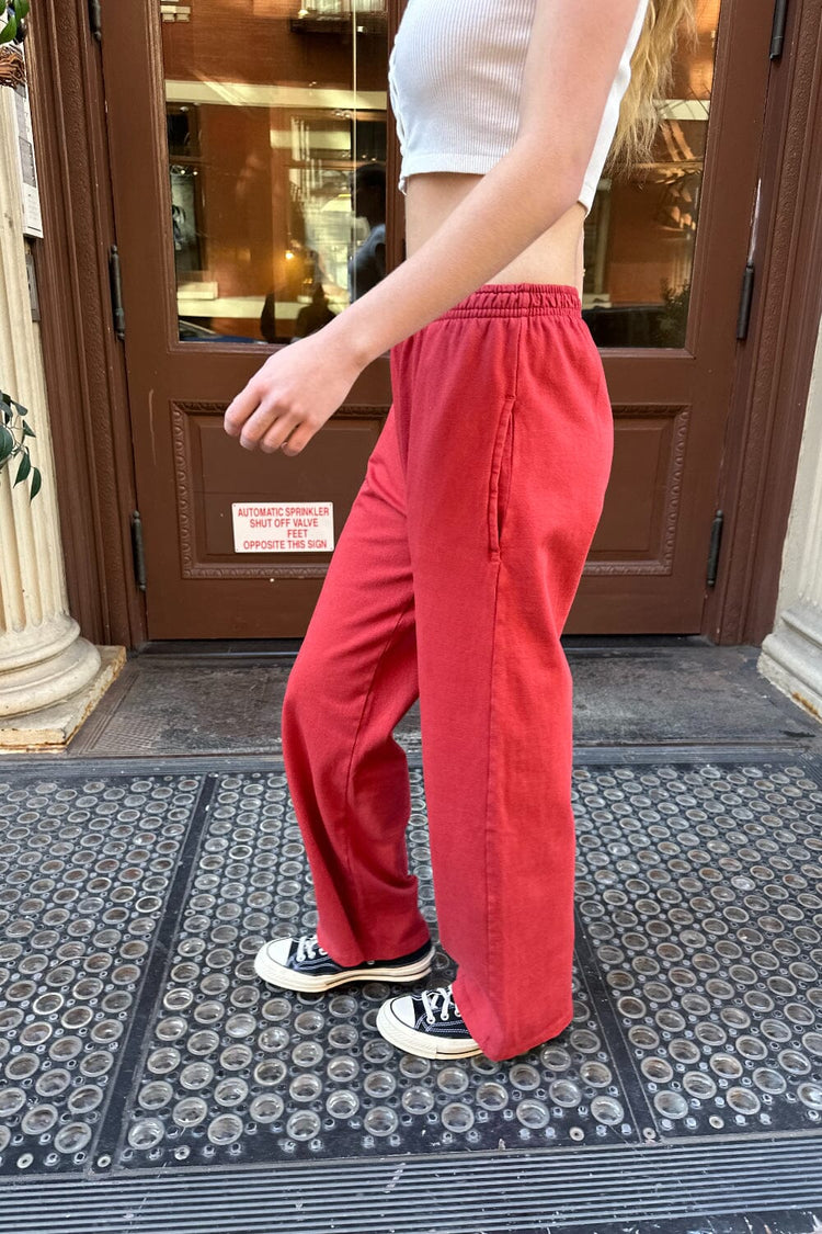 Anastasia Sweatpants | Red / S/M