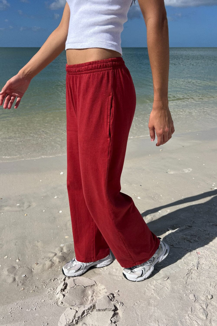 Anastasia Sweatpants | Red / S/M