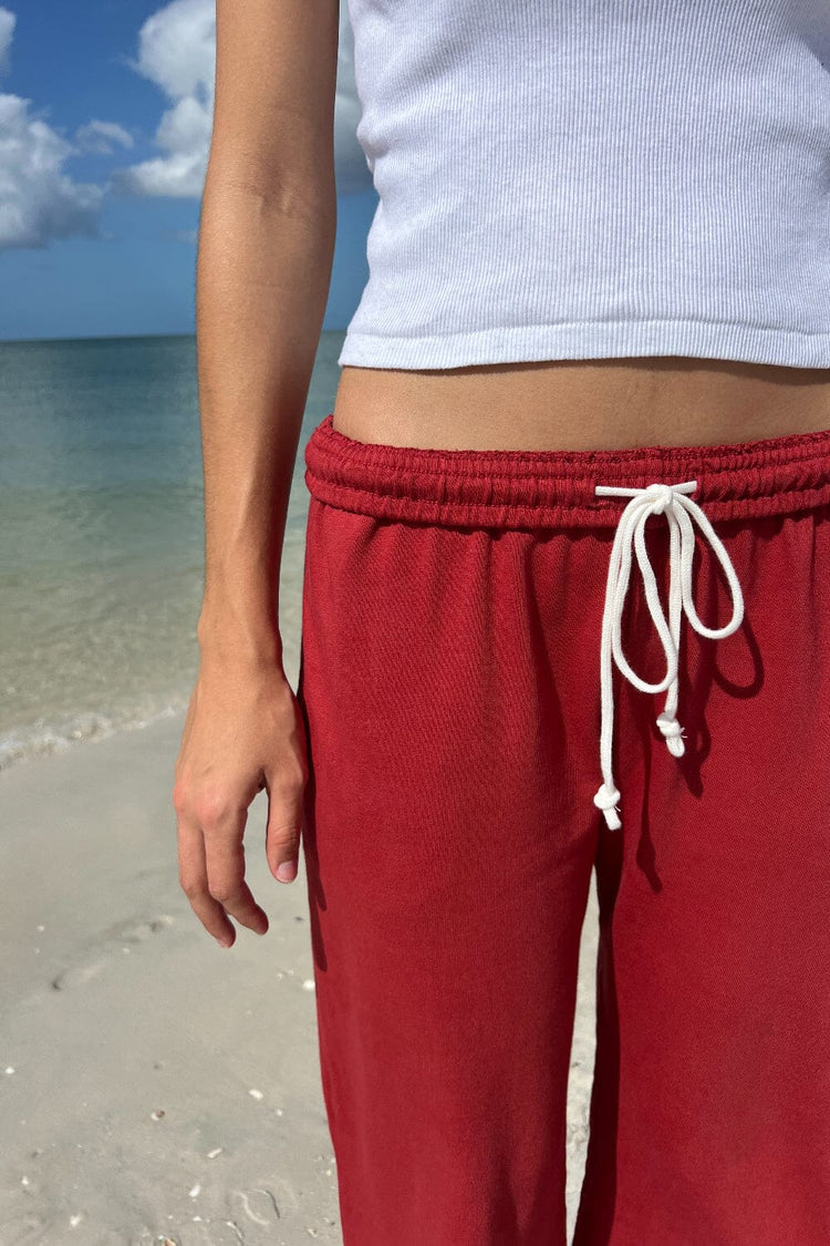 Anastasia Sweatpants | Red / S/M