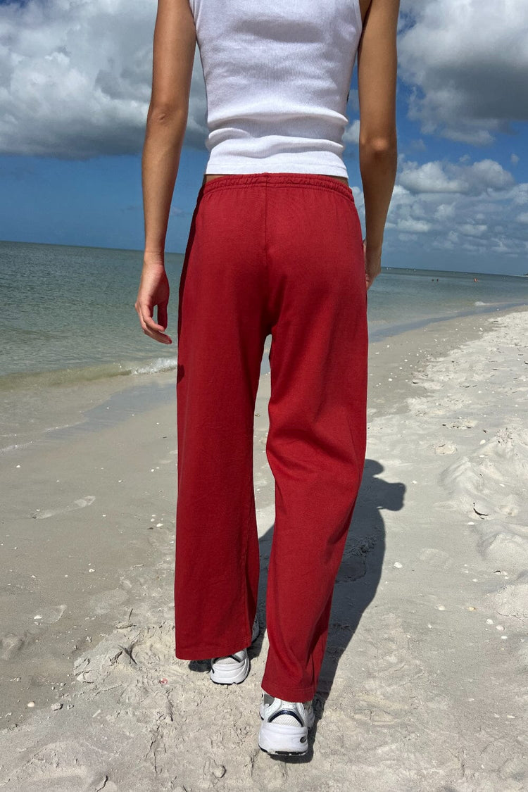 Anastasia Sweatpants | Red / S/M