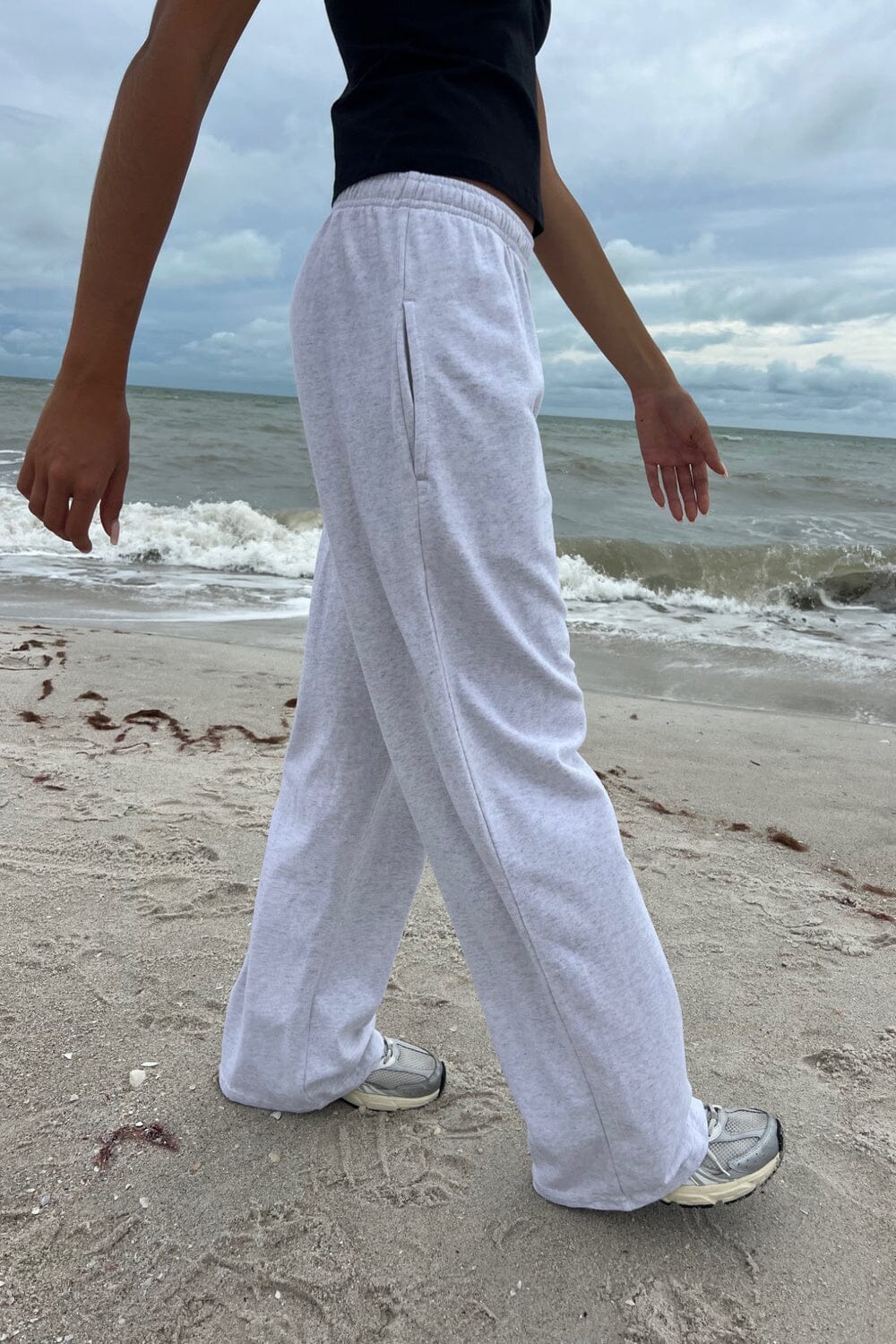 Anastasia Tie Sweatpants | Grey / XS/S
