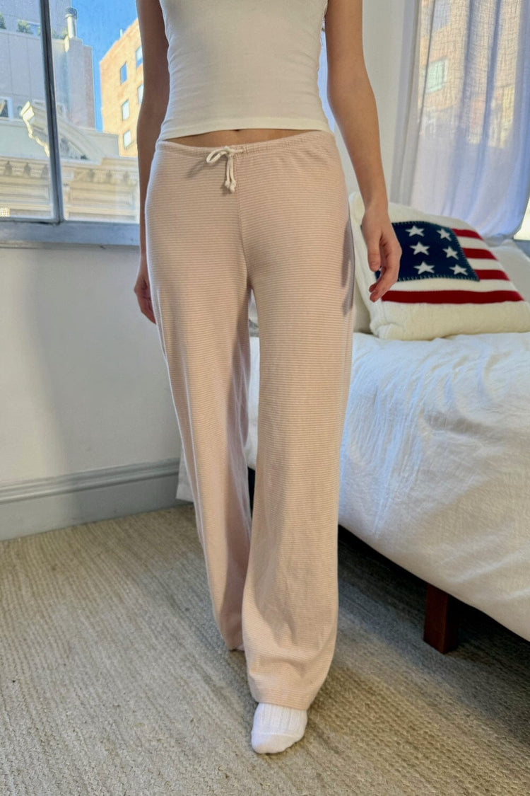 Anastasia Stripes Pants | Pastel Pink Stripes / XS/S