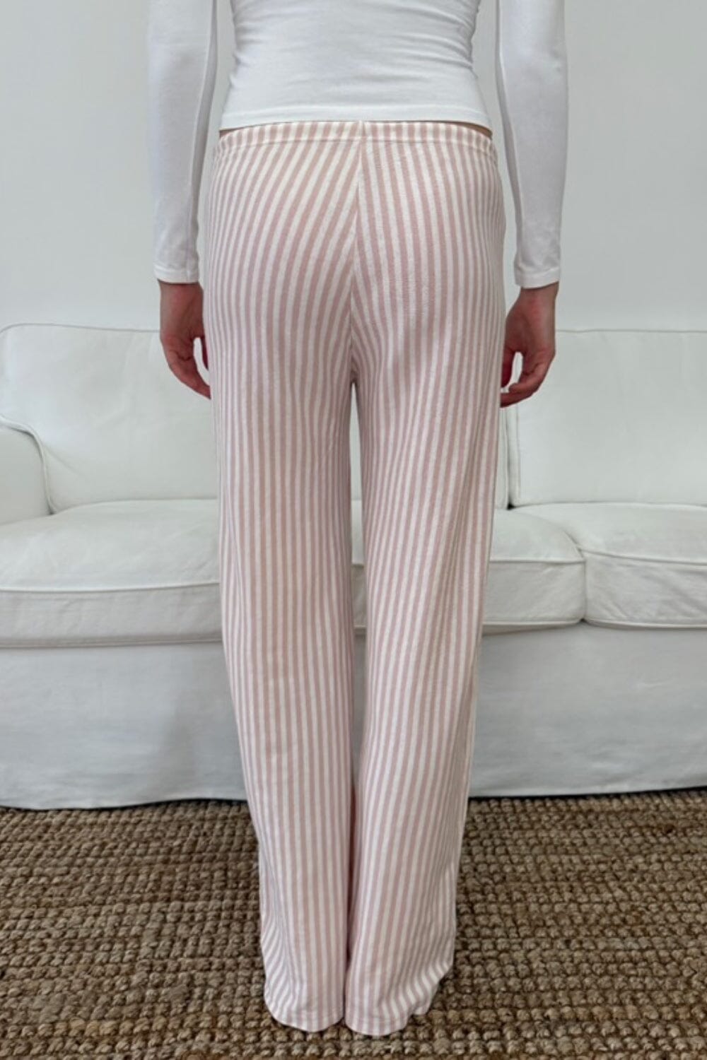 Pink and White Stripes / S