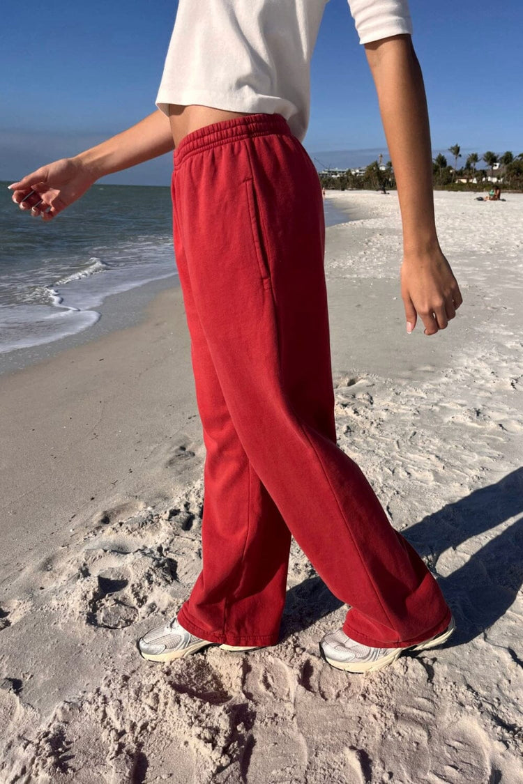 Anastasia Soft Sweatpants | Red / S