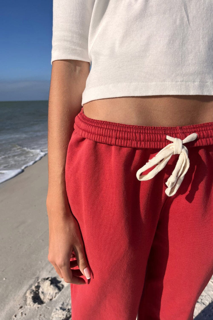 Anastasia Soft Sweatpants | Red / S