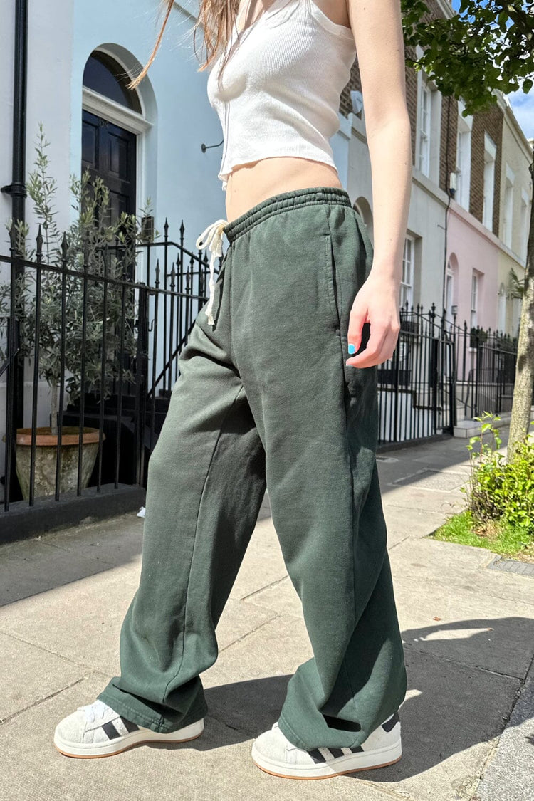Anastasia Soft Sweatpants | Dark Green / S/M