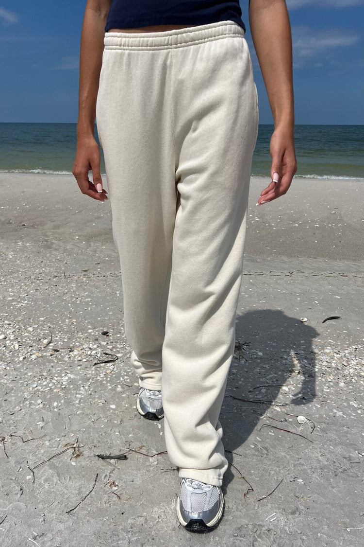 Anastasia Soft Sweatpants | Ivory / S/M