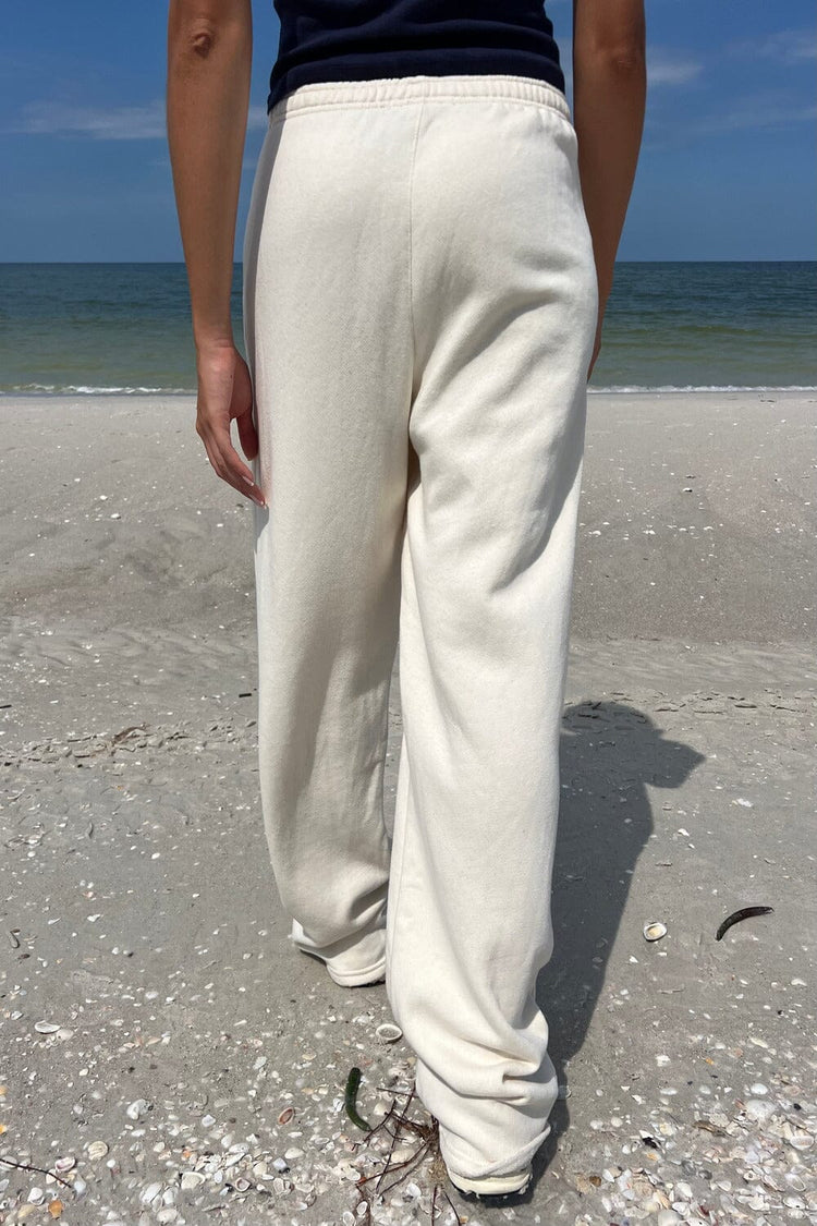 Anastasia Soft Sweatpants | Ivory / S/M