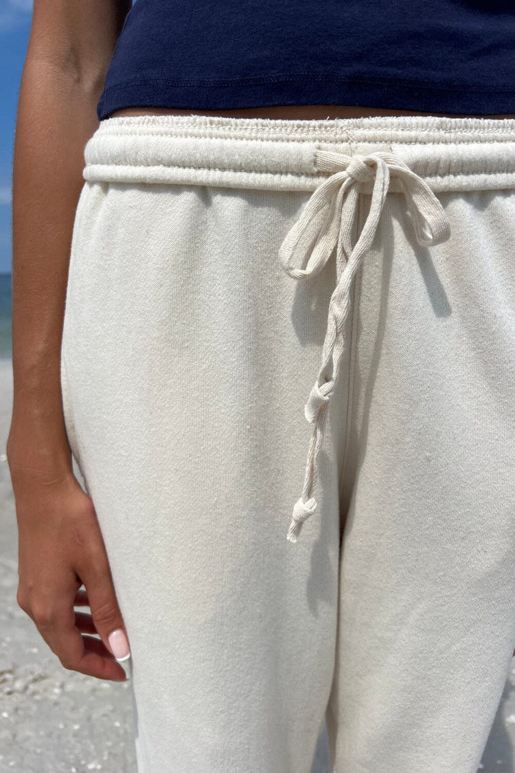 Anastasia Soft Sweatpants | Ivory / S/M