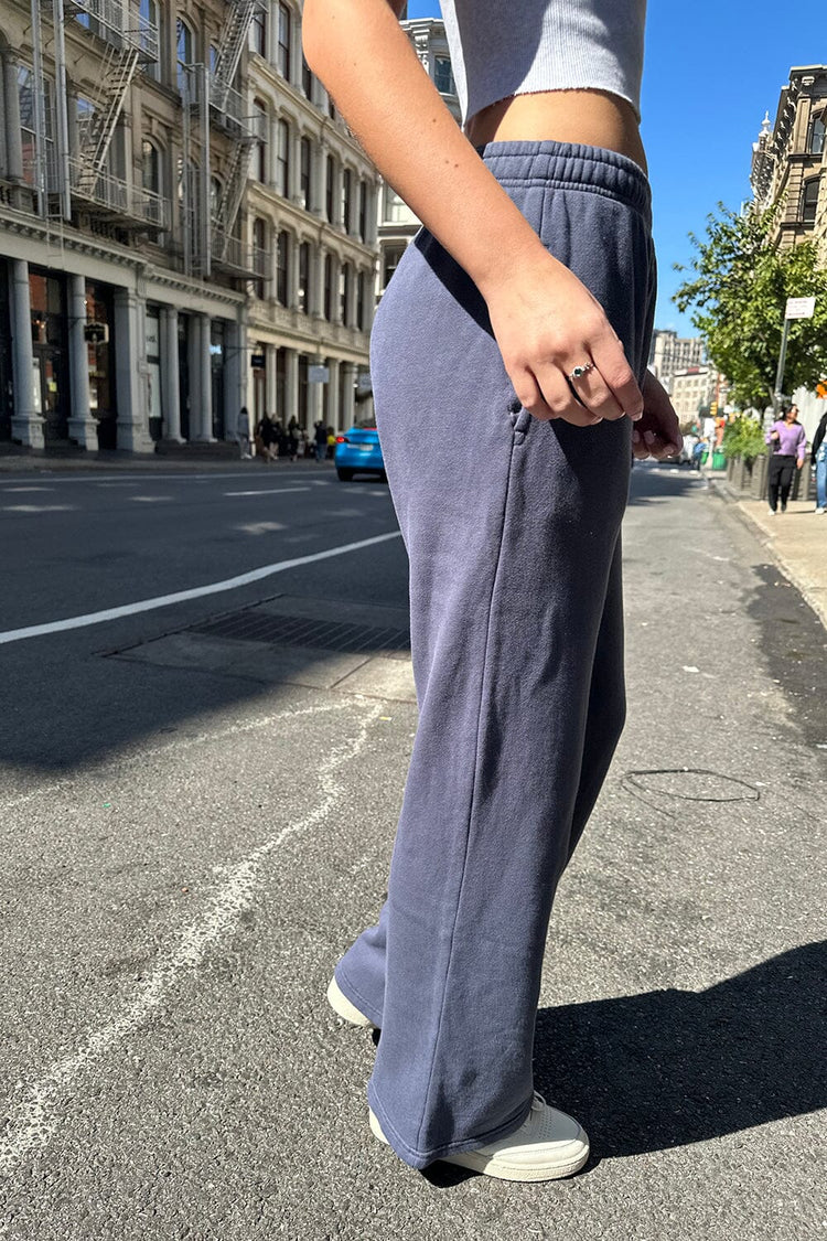 Anastasia Tie Sweatpants | Faded Navy Blue / XS/S