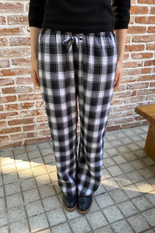 Black and White Plaid / XS/S