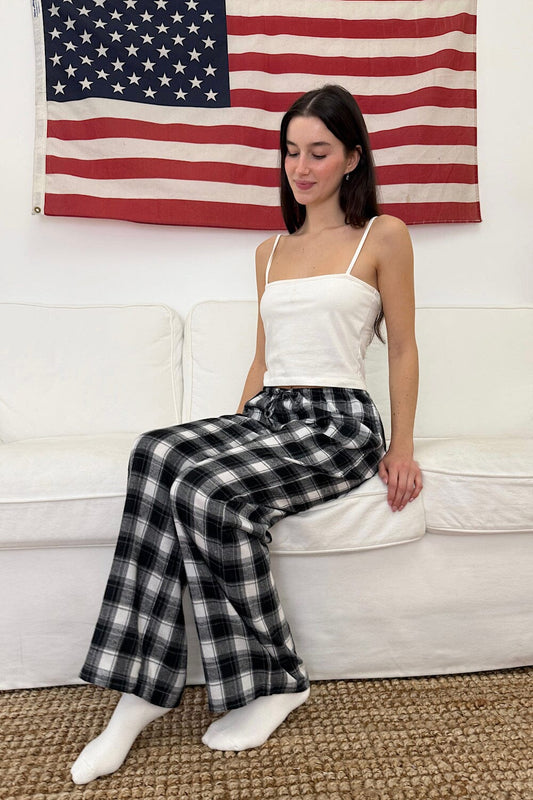 Black and White Plaid / XS/S