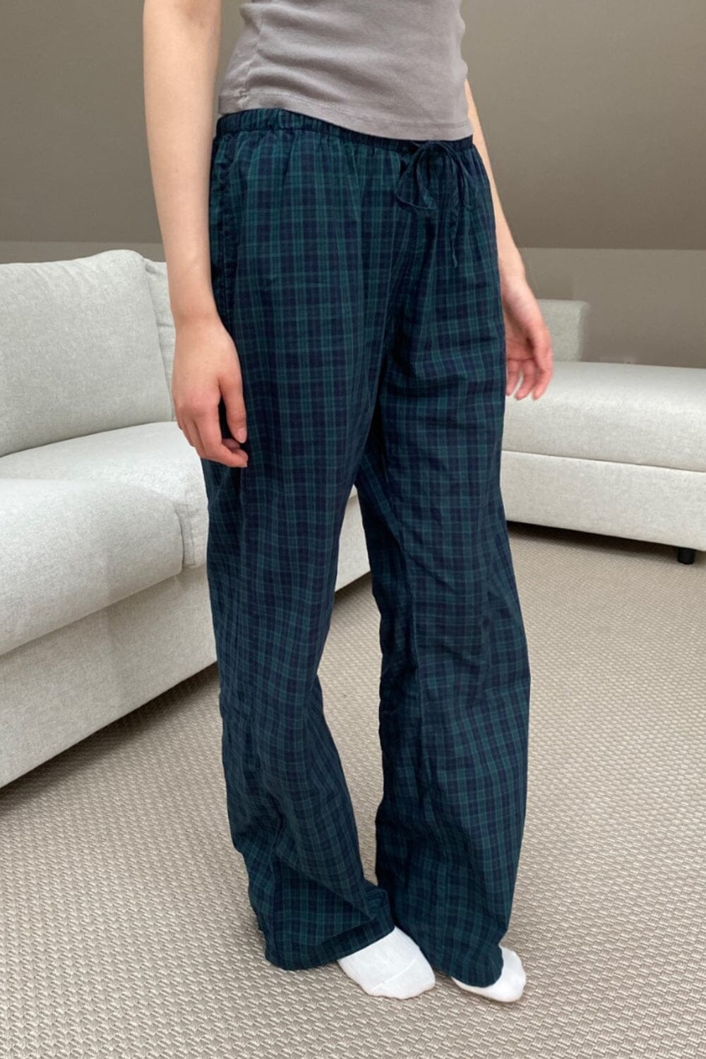 Noelia Plaid Pants – Brandy Melville