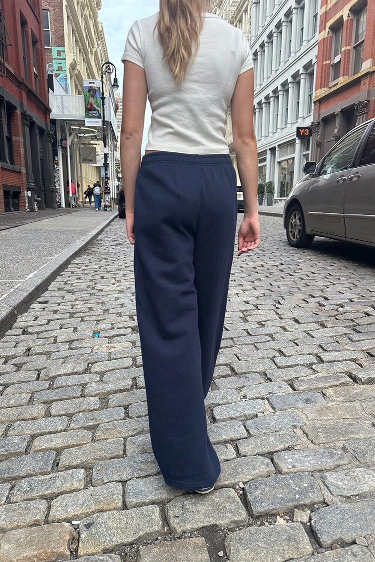 Anastasia Tie Sweatpants | Navy Blue / XS/S