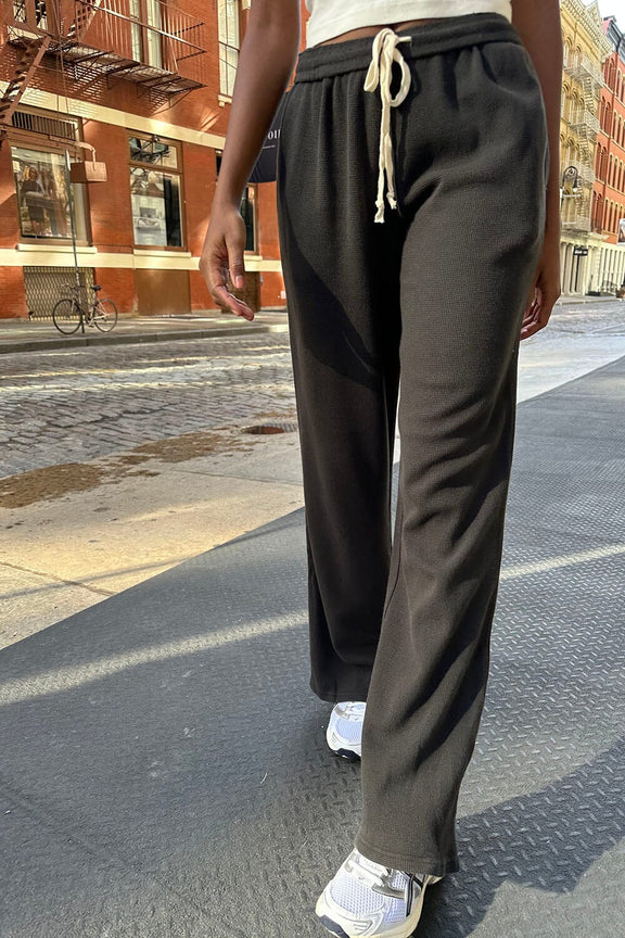 Anastasia Waffle Sweatpants Brandy Melville