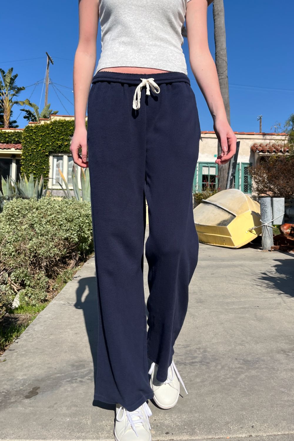 Anastasia Waffle Sweatpants - Main Image