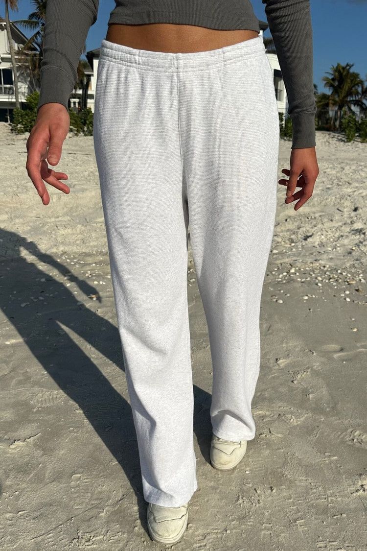 Anastasia Thermal Sweatpants | Dove Grey / S/M