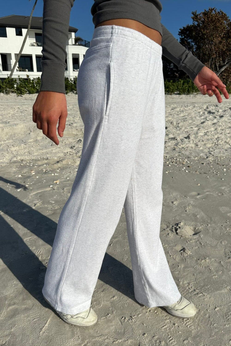 Anastasia Thermal Sweatpants | Dove Grey / S/M