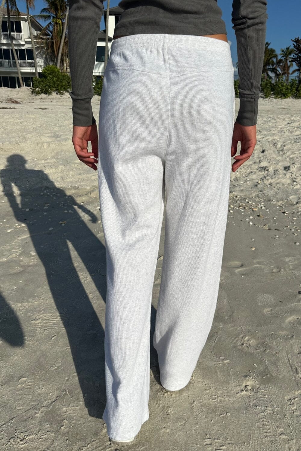 Anastasia Thermal Sweatpants | Dove Grey / S/M