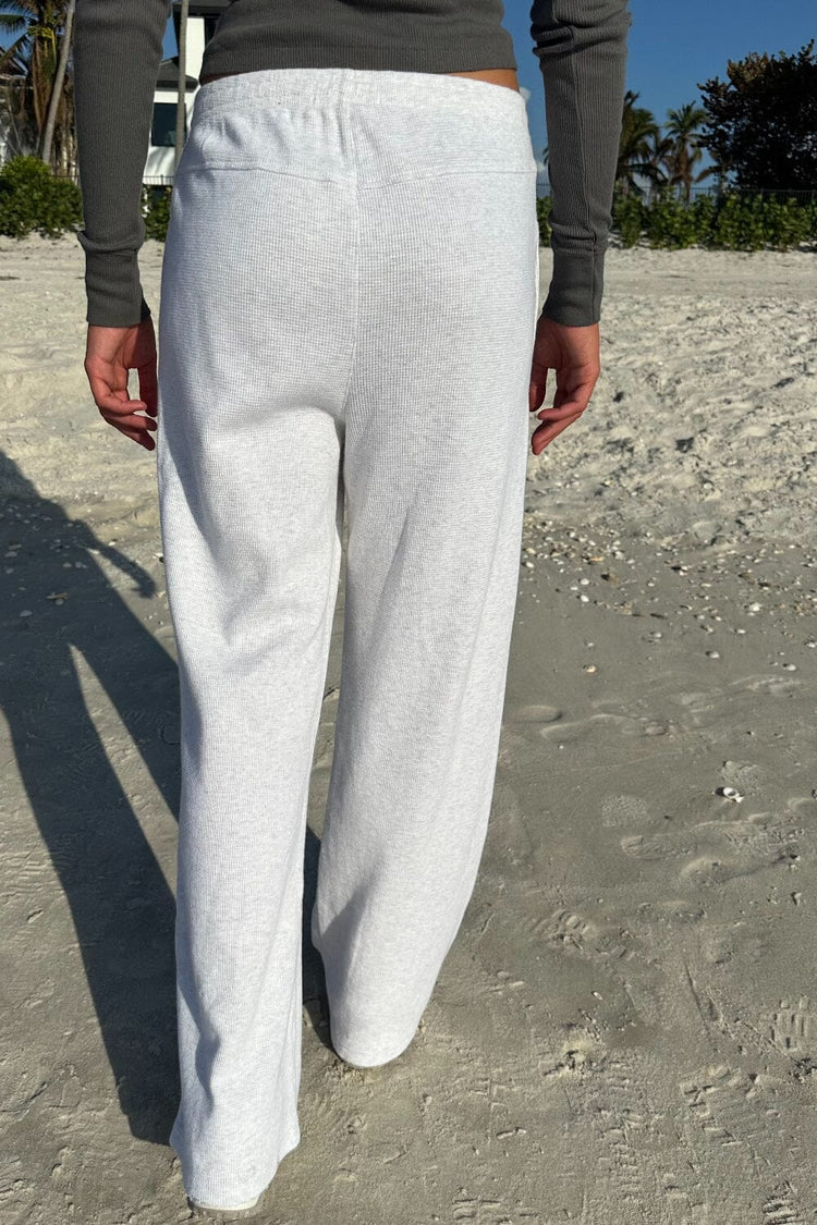 Anastasia Thermal Sweatpants | Silver Grey / S/M