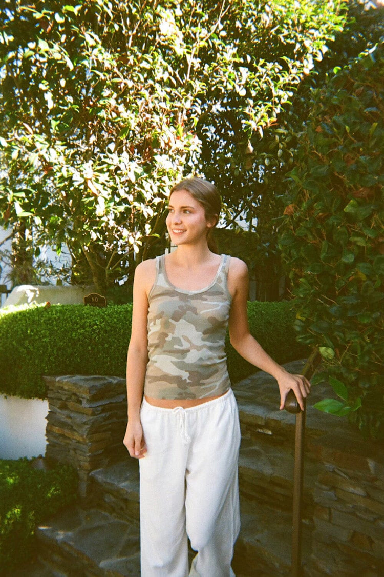 Beyonca Camouflage Tank | Light Camouflage / XS/S