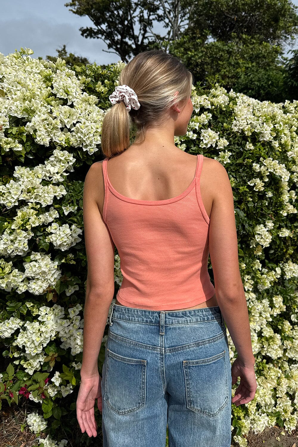 Beyonca Crop Tank | Peach / XS/S