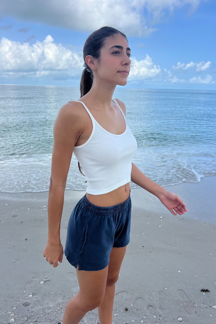 Beyonca Crop Tank | White / XS/S
