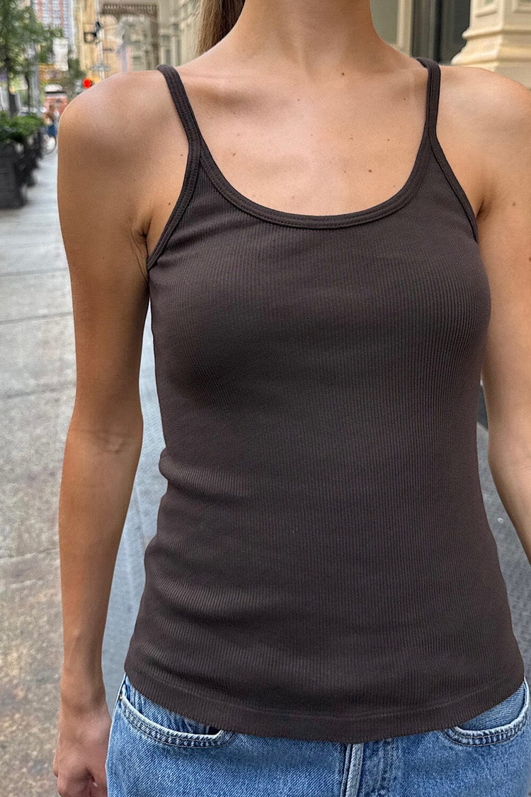 Beyonca Tank | Mocha / XS/S