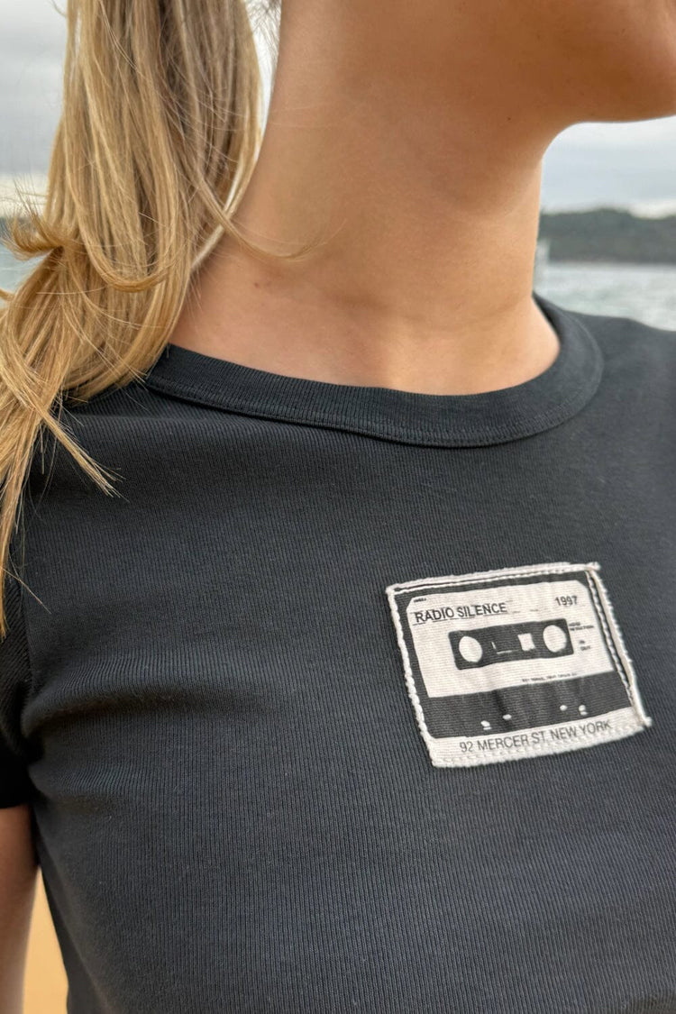 Ashlyn Radio Silence Music Tape Top