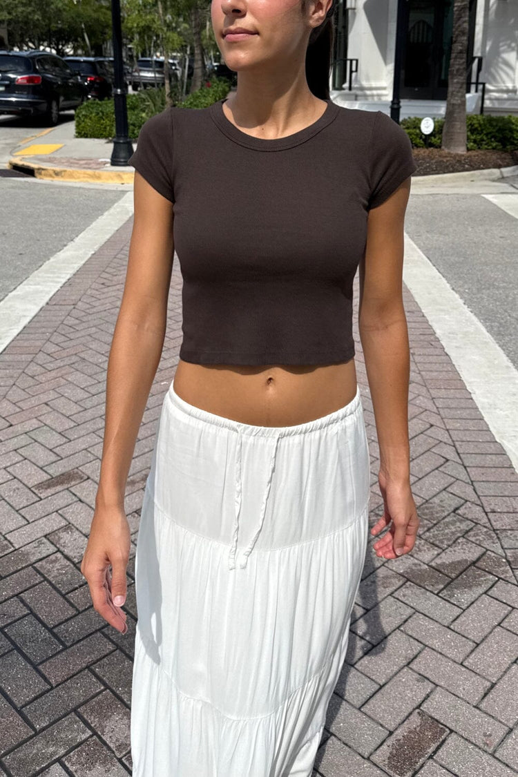 Ashlyn Crop Top | Mocha / XS/S
