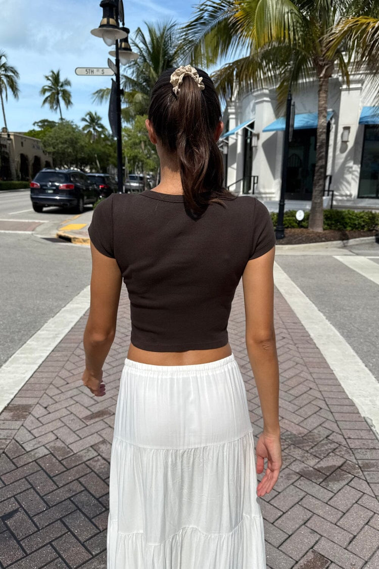 Ashlyn Crop Top | Mocha / XS/S
