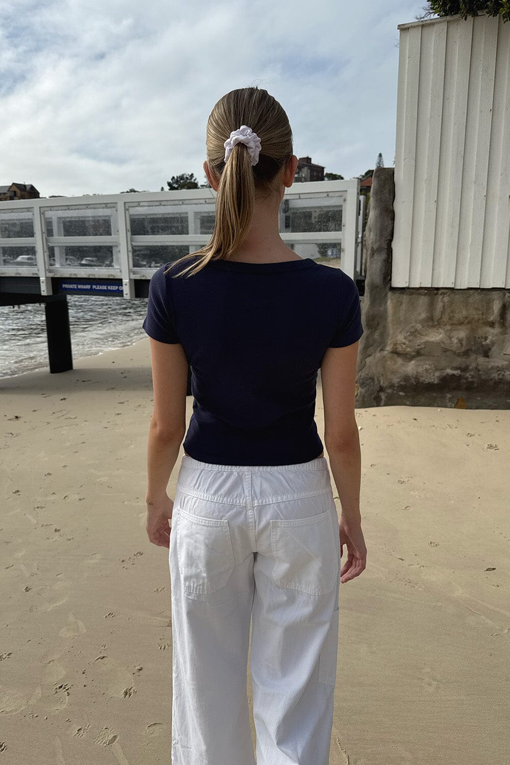 Ashlyn New York Top | Navy Blue / XS/S