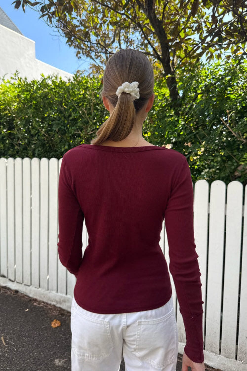 Clair Top | Burgundy / XS/S